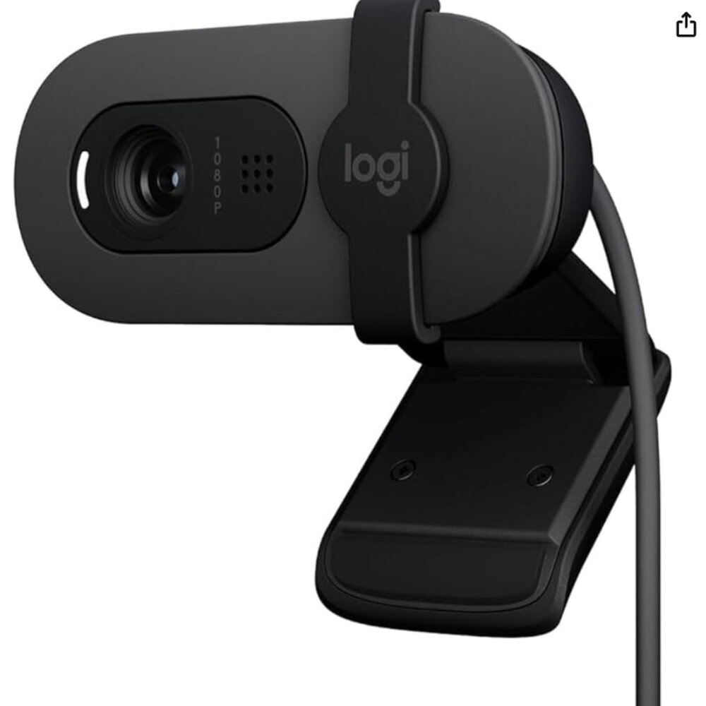 Logitech 960001580 Brio 100 1080p Full HD Webcam (Brand New MSRP $40)